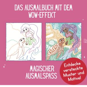 Produktbild: Zauberpapier Malbuch Im Reich der Meerjungfrauen