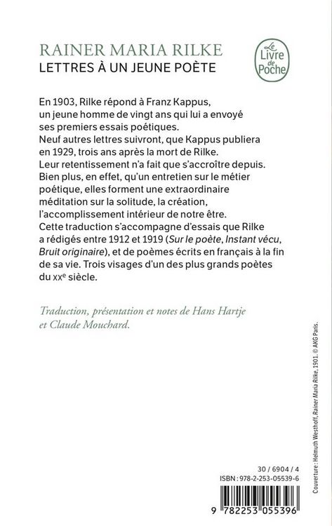 Produktbild: Fre-Lettres a Un Jeune Poete