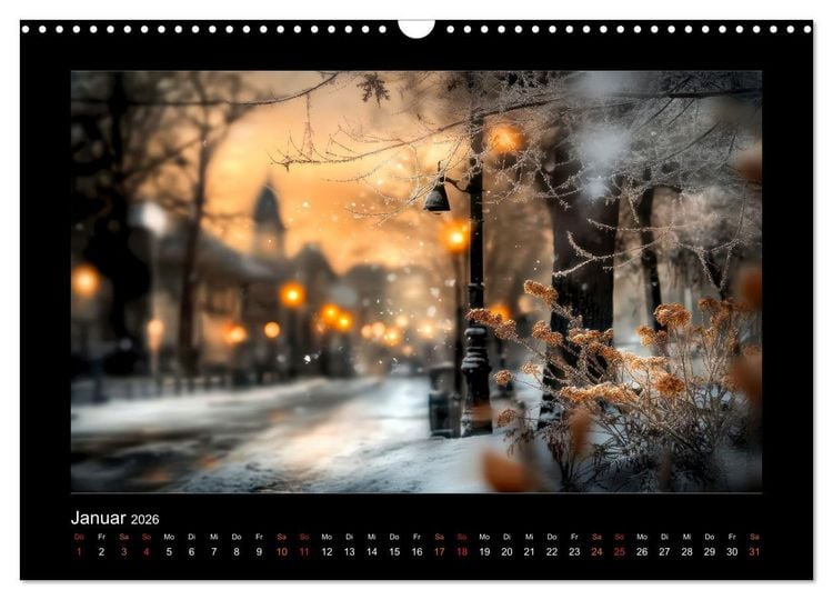 Produktbild: Die Seele der Stadt: stille Gassen, fl&uuml;sternde W&auml;nde (Wandkalender 2026 DIN A3 quer), CALVENDO Monatskalender