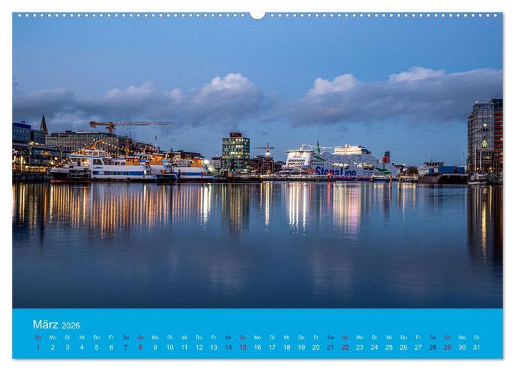 Produktbild: An der Kieler F&ouml;rde (hochwertiger Premium Wandkalender 2026 DIN A2 quer), Kunstdruck in Hochglanz