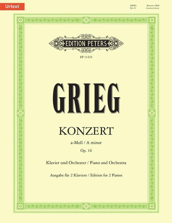 Produktbild: Konzert a-Moll op. 16 -für Klavier und Orchester