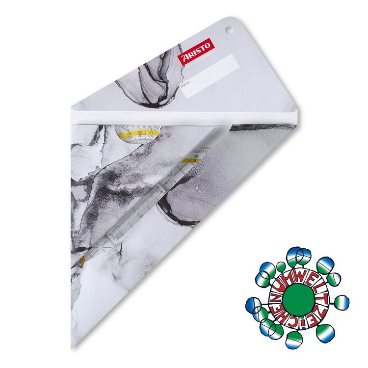 Produktbild: ARISTO Geocover 3 in 1 Geo und TZ Dreieck white & grey, 1 x AR1552 u AR1650/2