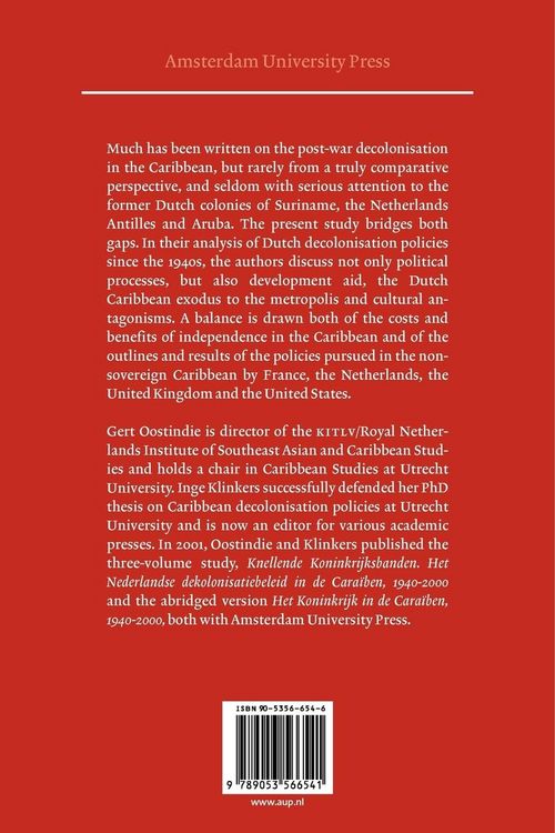 Produktbild: Decolonising the Caribbean. Dutch Policies in a Comparative Perspective