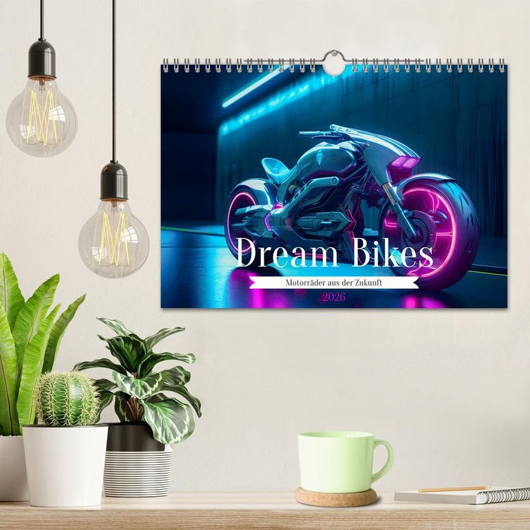 Produktbild: Dream Bikes - Motorr&auml;der aus der Zukunft (Wandkalender 2026 DIN A4 quer), CALVENDO Monatskalender