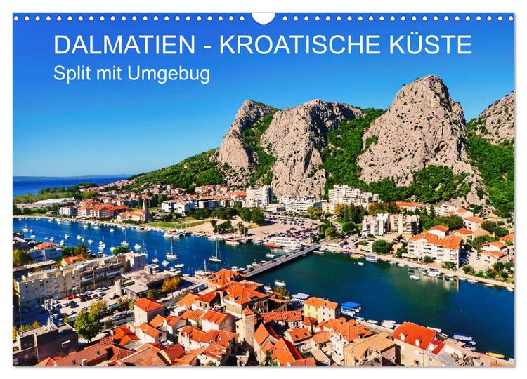 Produktbild: DALMATIEN - KROATISCHE K&Uuml;STE - Split mit Umgebung (Wandkalender 2026 DIN A3 quer), CALVENDO Monatskalender