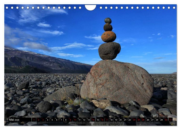 Produktbild: Landart - Kunst aus der Natur (Wandkalender 2026 DIN A4 quer), CALVENDO Monatskalender