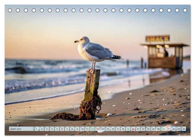Produktbild: Ostsee Momente (Tischkalender 2027 DIN A5 quer), CALVENDO Monatskalender