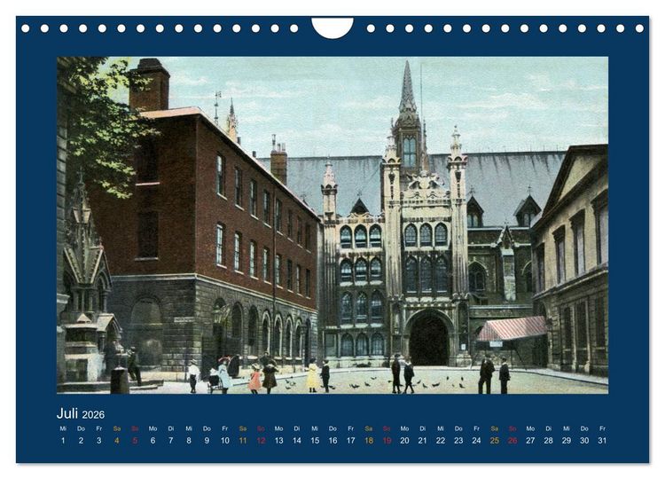 Produktbild: Historisches London von 1888 bis 1918 (Wandkalender 2026 DIN A4 quer), CALVENDO Monatskalender