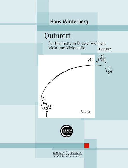 Produktbild: Quintett f&uuml;r Klarinette, 2 Violinen, Viola und Violoncello