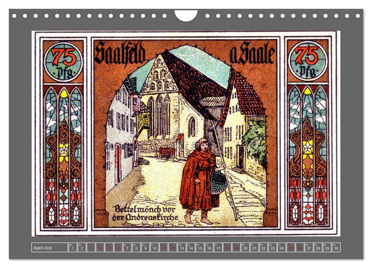 Produktbild: Gru&szlig; aus Saalfeld an der Saale (Wandkalender 2026 DIN A4 quer), CALVENDO Monatskalender