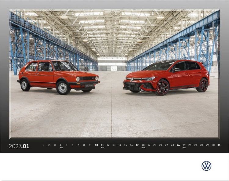 Produktbild: VW Golf GTI Calendar 2027