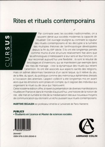 Produktbild: Rites et rituels contemporains - 3e &eacute;d.