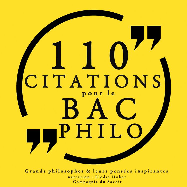Produktbild: 110 citations pour le bac philo