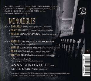 Produktbild: Monologues-Musikalische Monologe