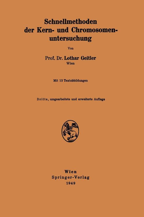 Produktbild: Schnellmethoden der Kern- und Chromosomenuntersuchung