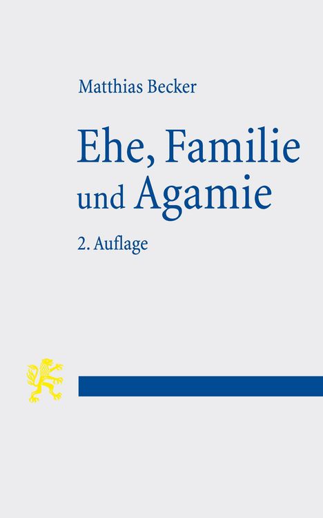 Produktbild: Ehe, Familie und Agamie