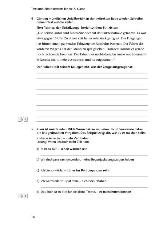 Produktbild: Fit in Test und Klassenarbeit &ndash; Deutsch 7./8. Klasse Gymnasium