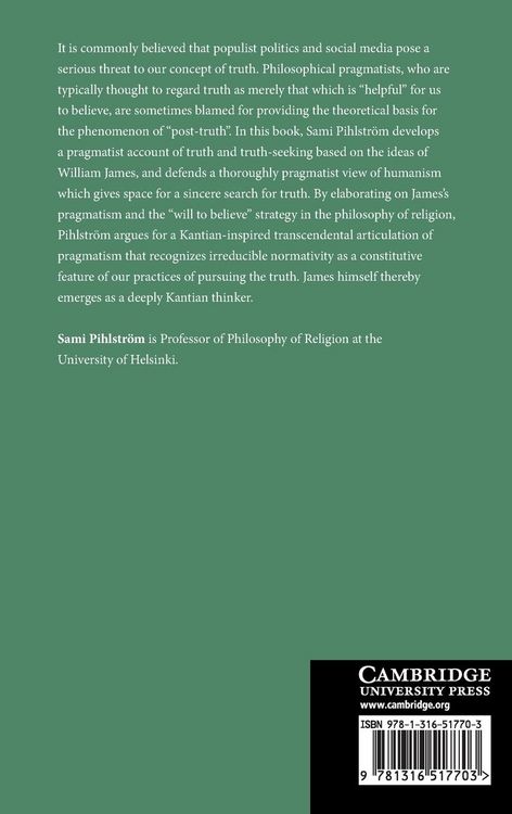 Produktbild: Pragmatist Truth in the Post-Truth Age