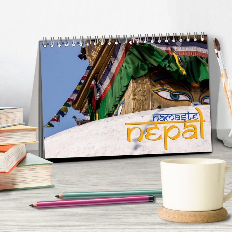 Produktbild: Namaste Nepal (Tischkalender 2026 DIN A5 quer), CALVENDO Monatskalender