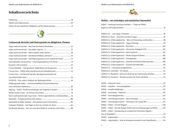 Medizin zum Selbermachen mit DMSO & Co.