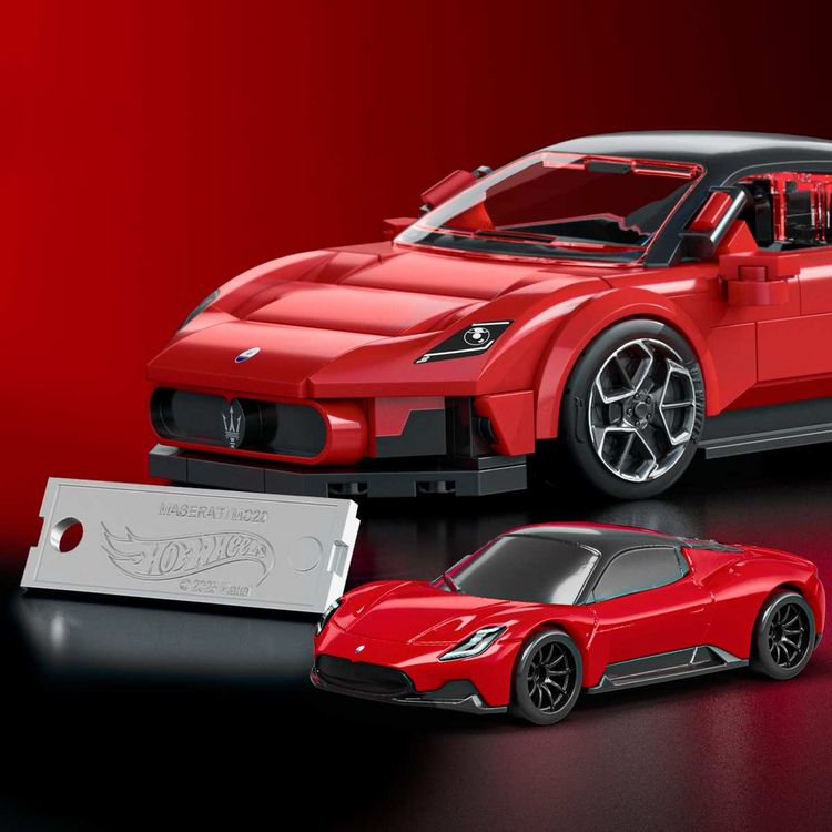 Produktbild: Mattel Brick Shop HW SPEED SERIES MASERATI
