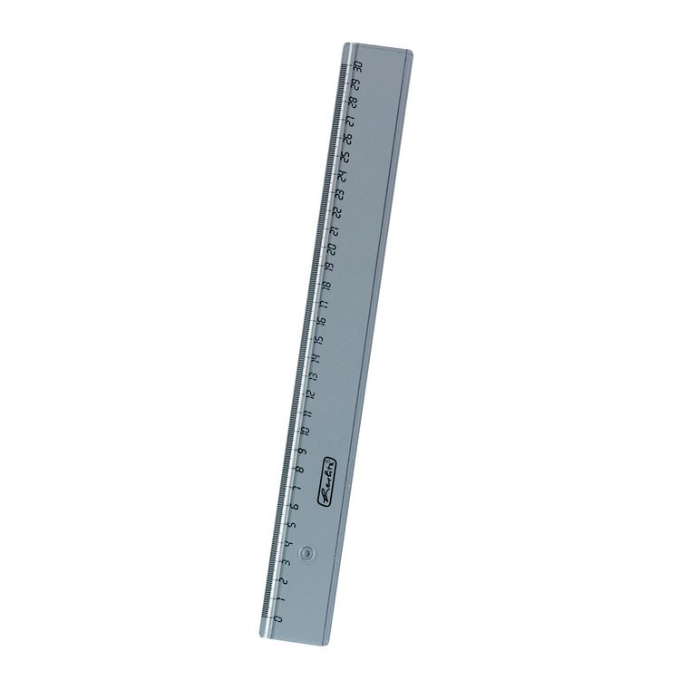 Produktbild: Herlitz Lineal 30cm transparent