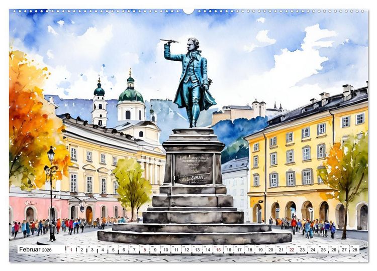 Produktbild: &Ouml;sterreich - Idylle in den Alpen (Wandkalender 2026 DIN A2 quer), CALVENDO Monatskalender