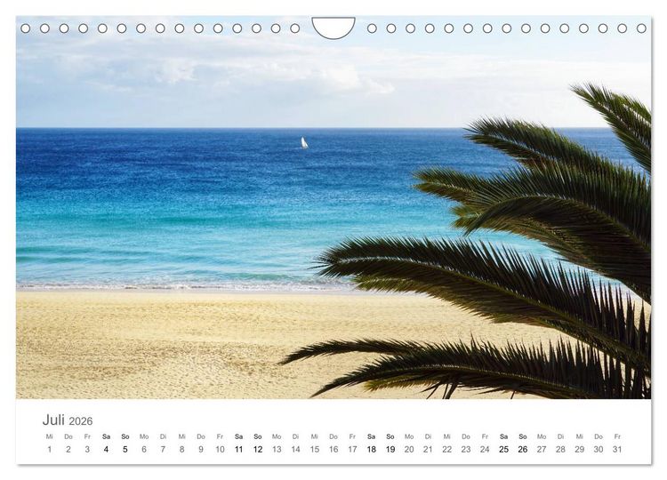 Produktbild: Fuerteventura - die W&uuml;steninsel der Kanaren (Wandkalender 2026 DIN A4 quer), CALVENDO Monatskalender