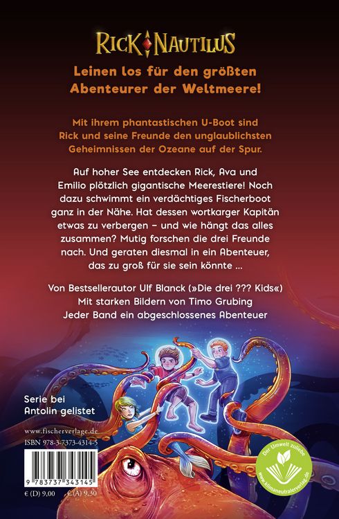 Produktbild: Rick Nautilus &ndash; Das Geheimnis der Seemonster
