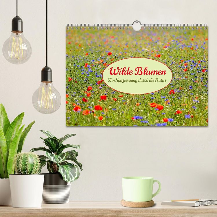 Produktbild: Wilde Blumen - ein Spaziergang durch die Natur (Wandkalender 2026 DIN A4 quer), CALVENDO Monatskalender