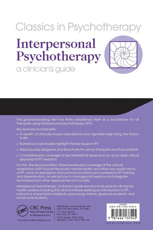Produktbild: Interpersonal Psychotherapy 2E A Clinician's Guide