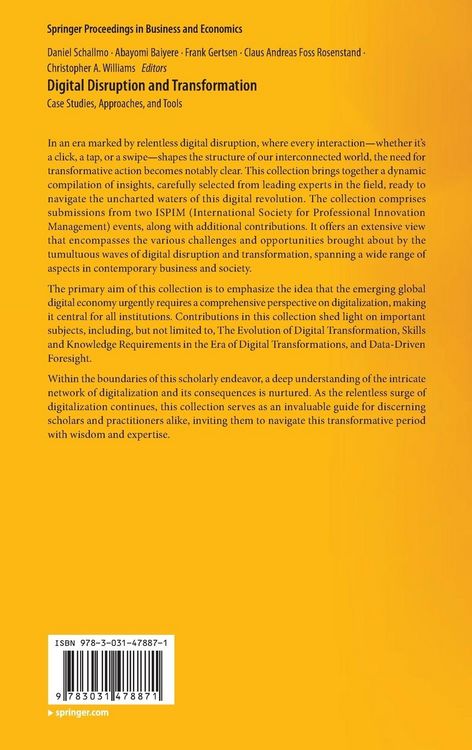 Produktbild: Digital Disruption and Transformation