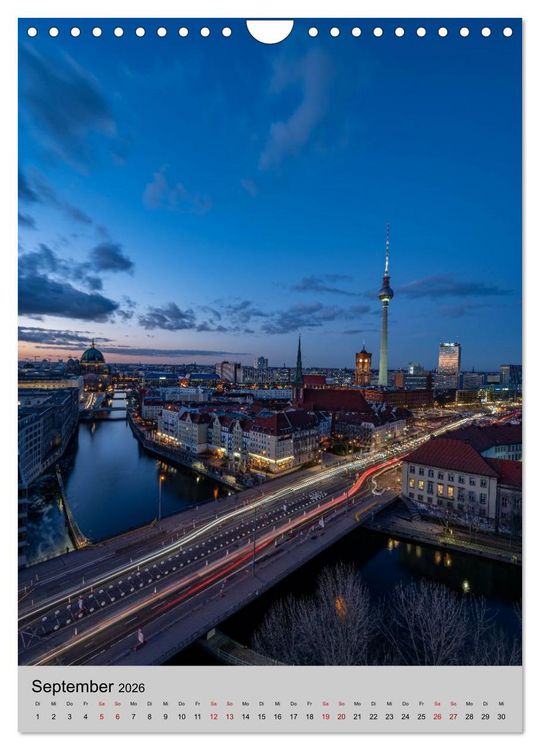 Produktbild: Blicke durch Berlin - Architektur und Atmosph&auml;re (Wandkalender 2026 DIN A4 hoch), CALVENDO Monatskalender