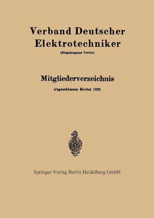 Produktbild: Mitgliederverzeichnis