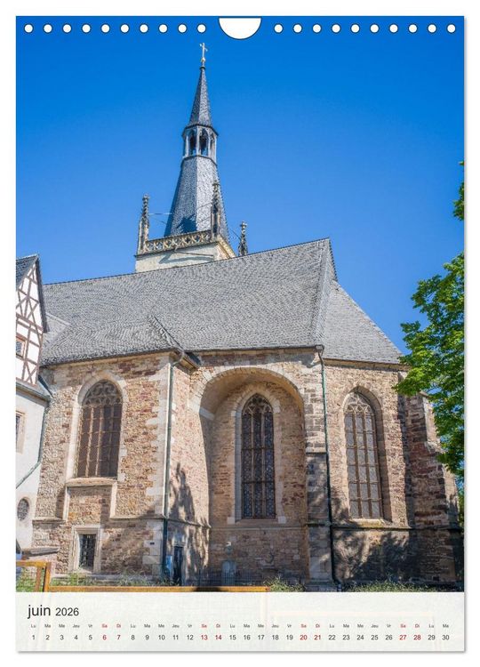 Produktbild: Lutherstadt Eisleben - La ville du grand r&eacute;formateur Luther (Calendrier mural 2026 DIN A4 horizontal), CALVENDO calendrier mensuel