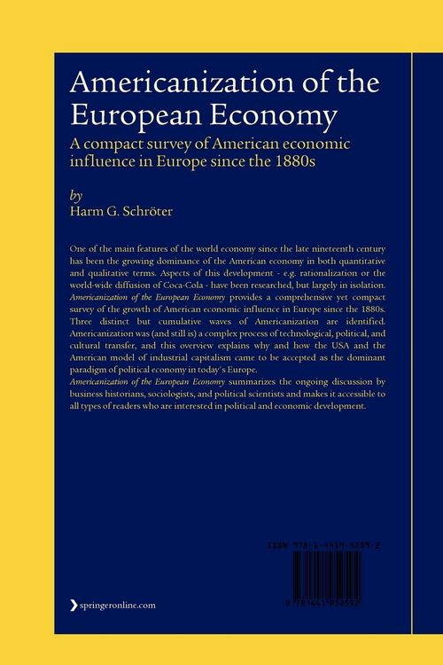 Produktbild: Americanization of the European Economy