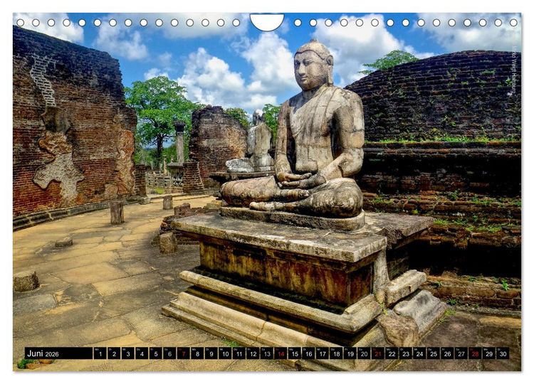 Produktbild: Sri Lanka 2026 Kulturh&ouml;hepunkte (Wandkalender 2026 DIN A4 quer), CALVENDO Monatskalender