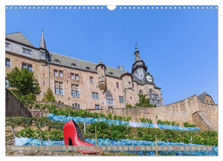 Produktbild: Marburg an der Lahn (Wandkalender 2026 DIN A3 quer), CALVENDO Monatskalender