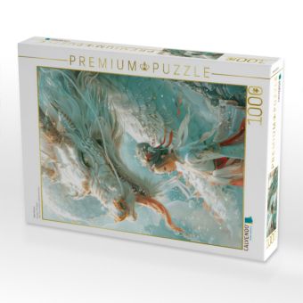 Produktbild: CALVENDO Puzzle Mein Drache | 1000 Teile Lege-Gr&ouml;&szlig;e 64x48cm Foto-Puzzle f&uuml;r gl&uuml;ckliche Stunden