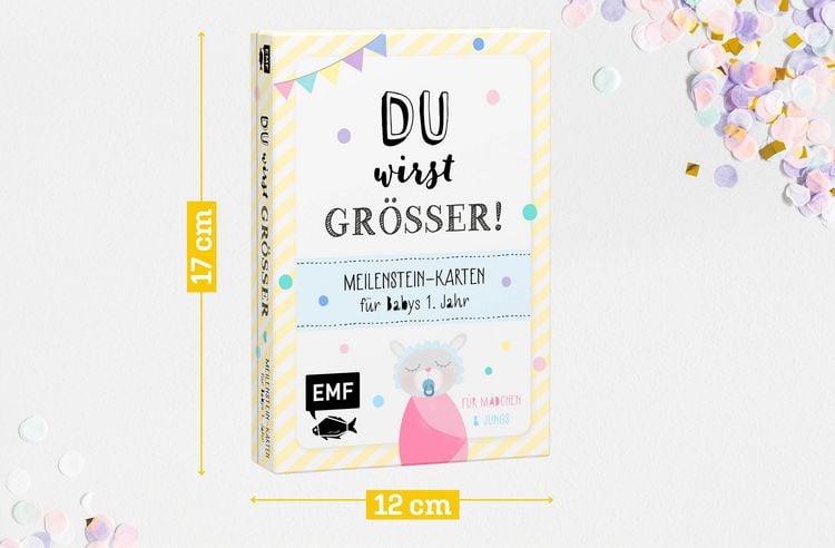 Produktbild: Du wirst gr&ouml;&szlig;er! Meilenstein-Karten f&uuml;r Babys 1. Jahr