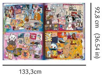 Produktbild: UFT Puzzle 6000 - The Great Book of Disney
