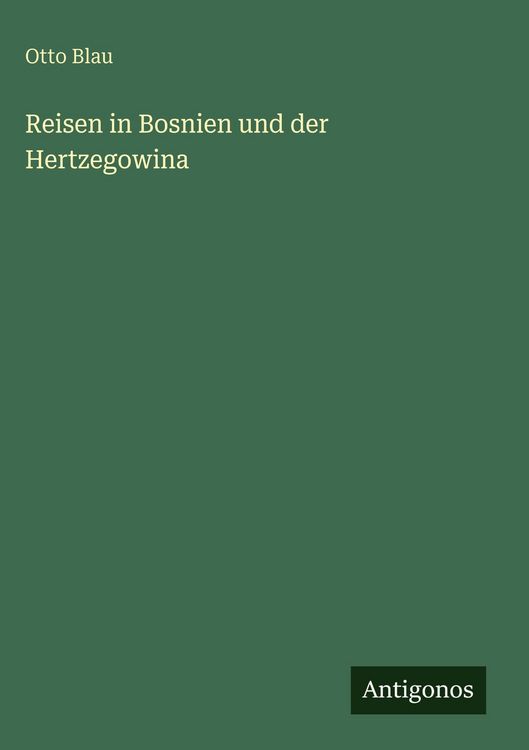 Produktbild: Reisen in Bosnien und der Hertzegowina