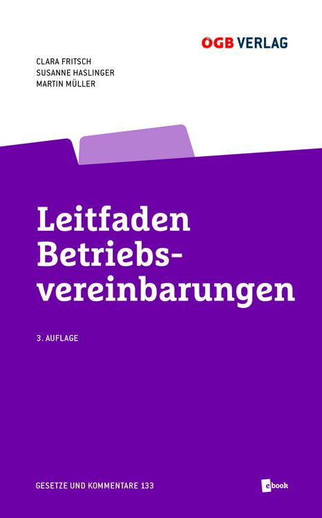 Produktbild: Leitfaden Betriebsvereinbarungen