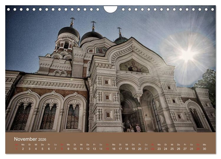 Produktbild: Tallinn - Streifzug durch die Altstadt (Wandkalender 2026 DIN A4 quer), CALVENDO Monatskalender