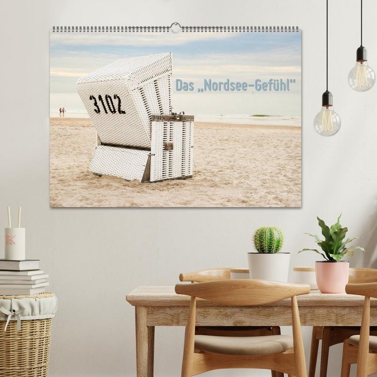 Produktbild: Das "Nordsee-Gef&uuml;hl" (Wandkalender 2026 DIN A2 quer), CALVENDO Monatskalender