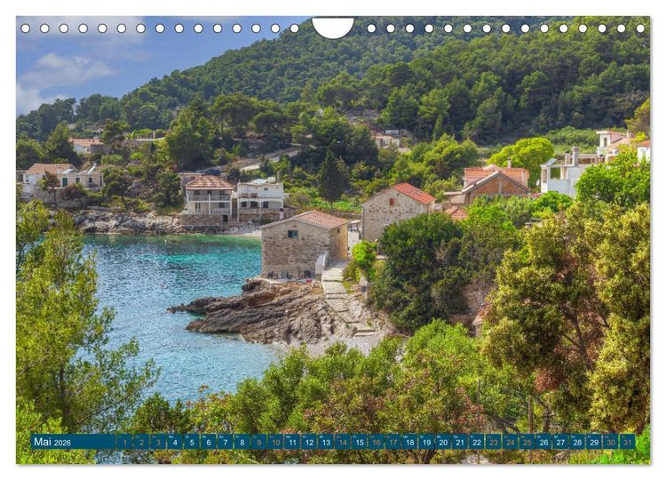 Produktbild: Insel Hvar - Der sonnigste Platz der Adria (Wandkalender 2026 DIN A4 quer), CALVENDO Monatskalender
