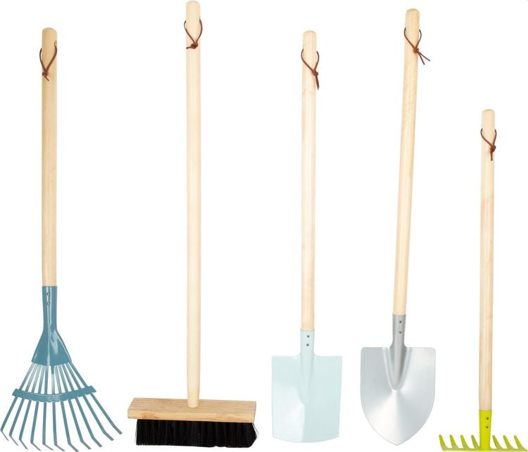 Produktbild: small foot 11883 - Gro&szlig;es Gartenwerkzeug-Set, 8-teilig