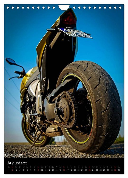 Produktbild: HONDA CB1000R (Wandkalender 2026 DIN A4 hoch), CALVENDO Monatskalender