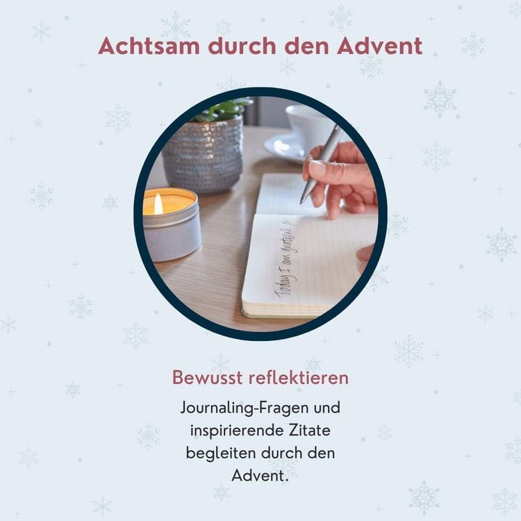 Produktbild: WeihnAchtsamkeit. 24 T&uuml;rchen zu mehr Entspannung.