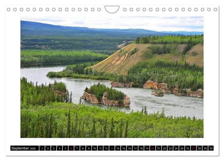 Produktbild: Yukon Territory - Der Nordwesten Kanadas (Wandkalender 2026 DIN A4 quer), CALVENDO Monatskalender